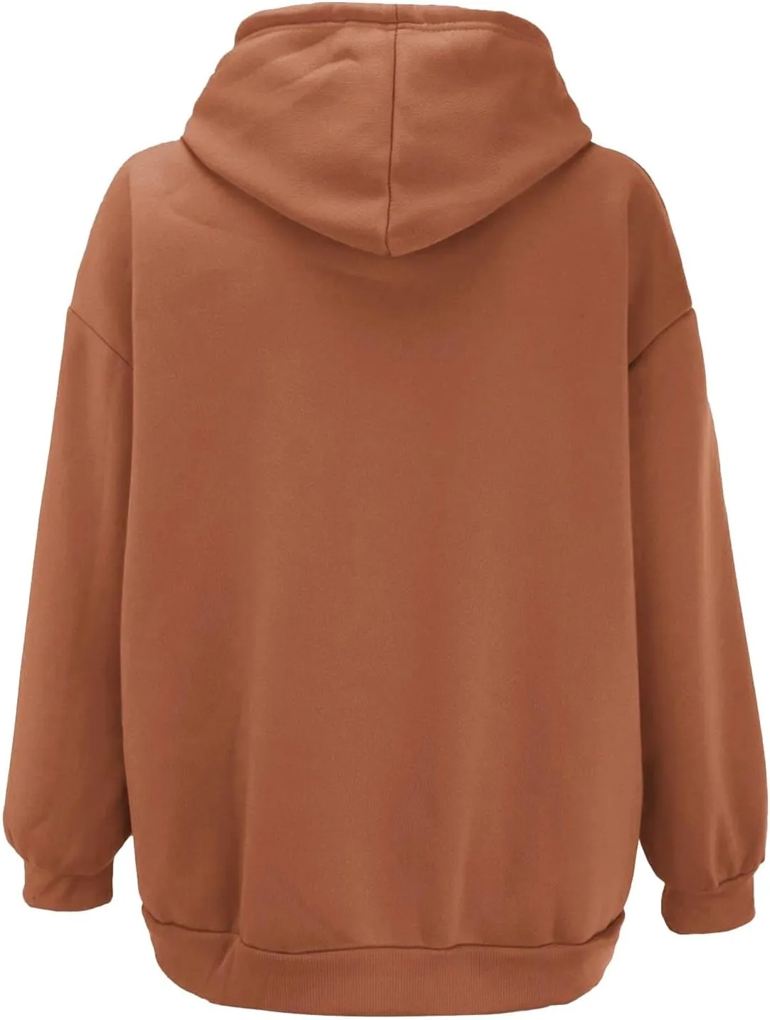 ADJHDFH Women's Fall Jacket Oversized Pocket Sweatshirt Casual Drawstring Clothing Zipper Track Jacket Solid Tech Wear