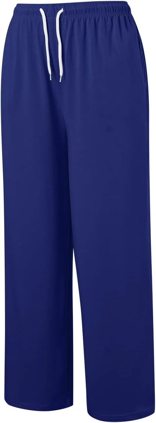 Baggy Tall Wide Legged Sweatpants for Women Fleece Lined 2024 Loose Wide Leg Joggers Casual Yoga Cozy Open Bottom