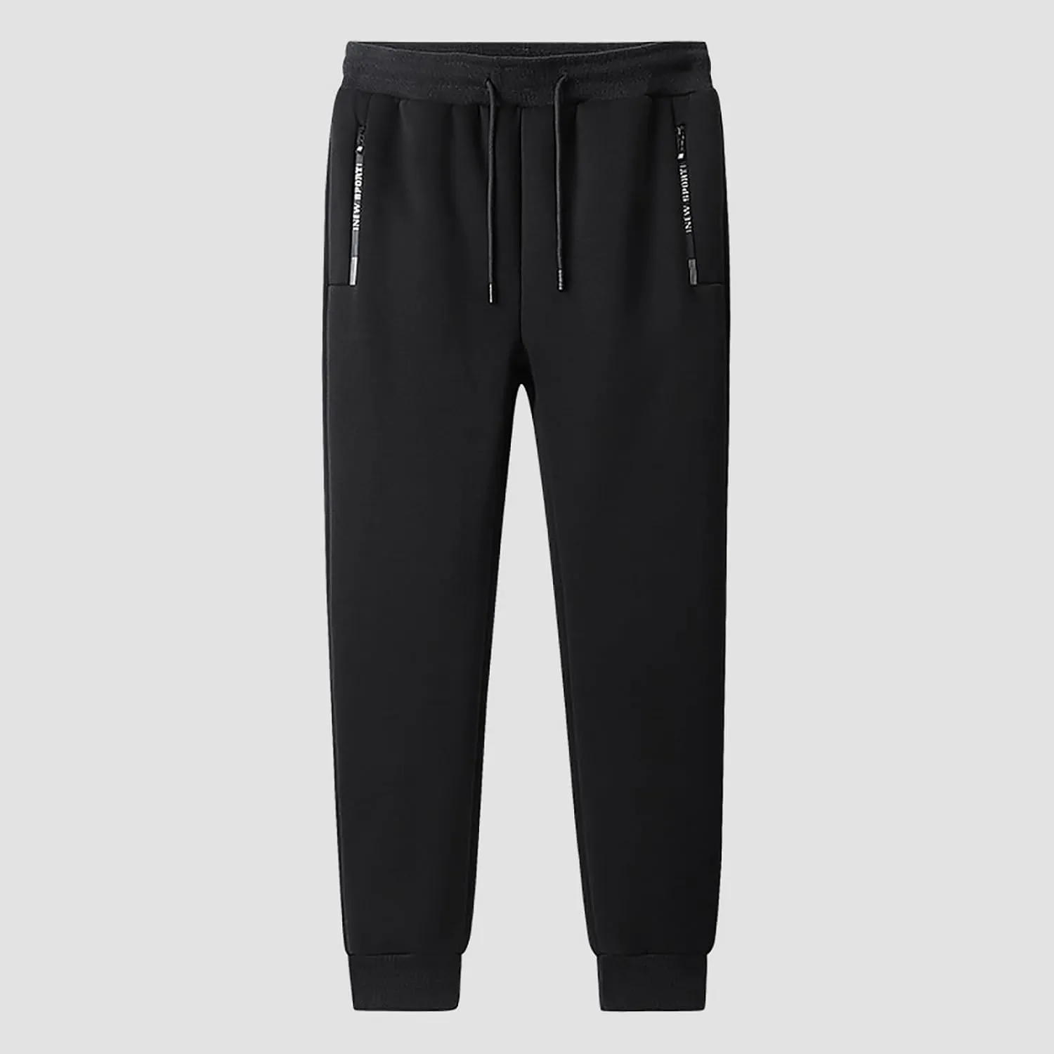 BIFUTON Fleece Lined Pants Men,Winter Pants for Men Cold Weather Athletic Joggers Pants Warm Thick Sweatpants with Pockets