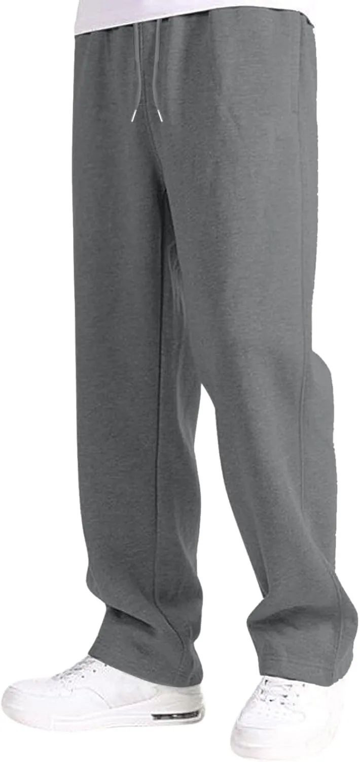 Black Cargo Pants Men Mens Oversized Cargo Pants Casual Drawstring Joggers Work Solid Color Sweatpants with Multi Pocket