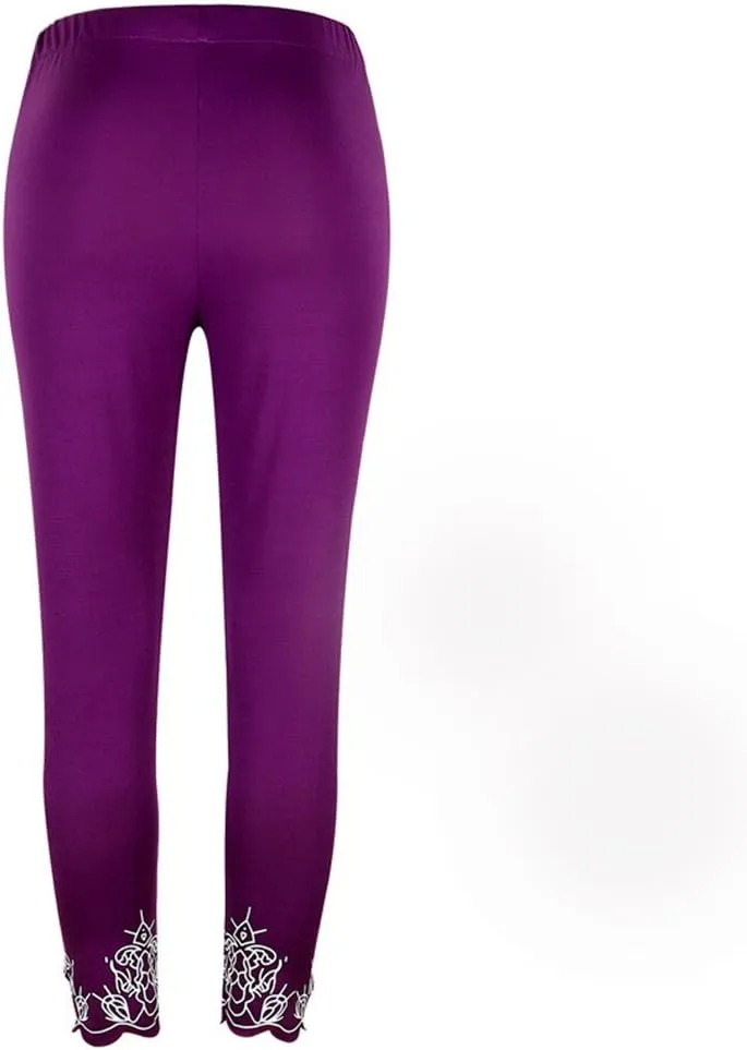 Butt Lift Capri Bottom High Waisted Leggings for Women High Rise Scrunch Butt Sports Tights Tummy Control Exercise