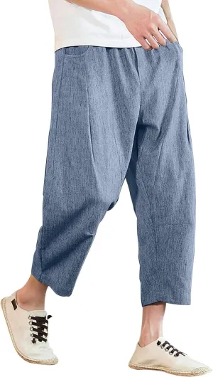 Cargo Sweatpants for Men Mens Lounge Pants Men's Cotton Multi-Pockets Work Pants Tactical Outdoor Military Army Cargo