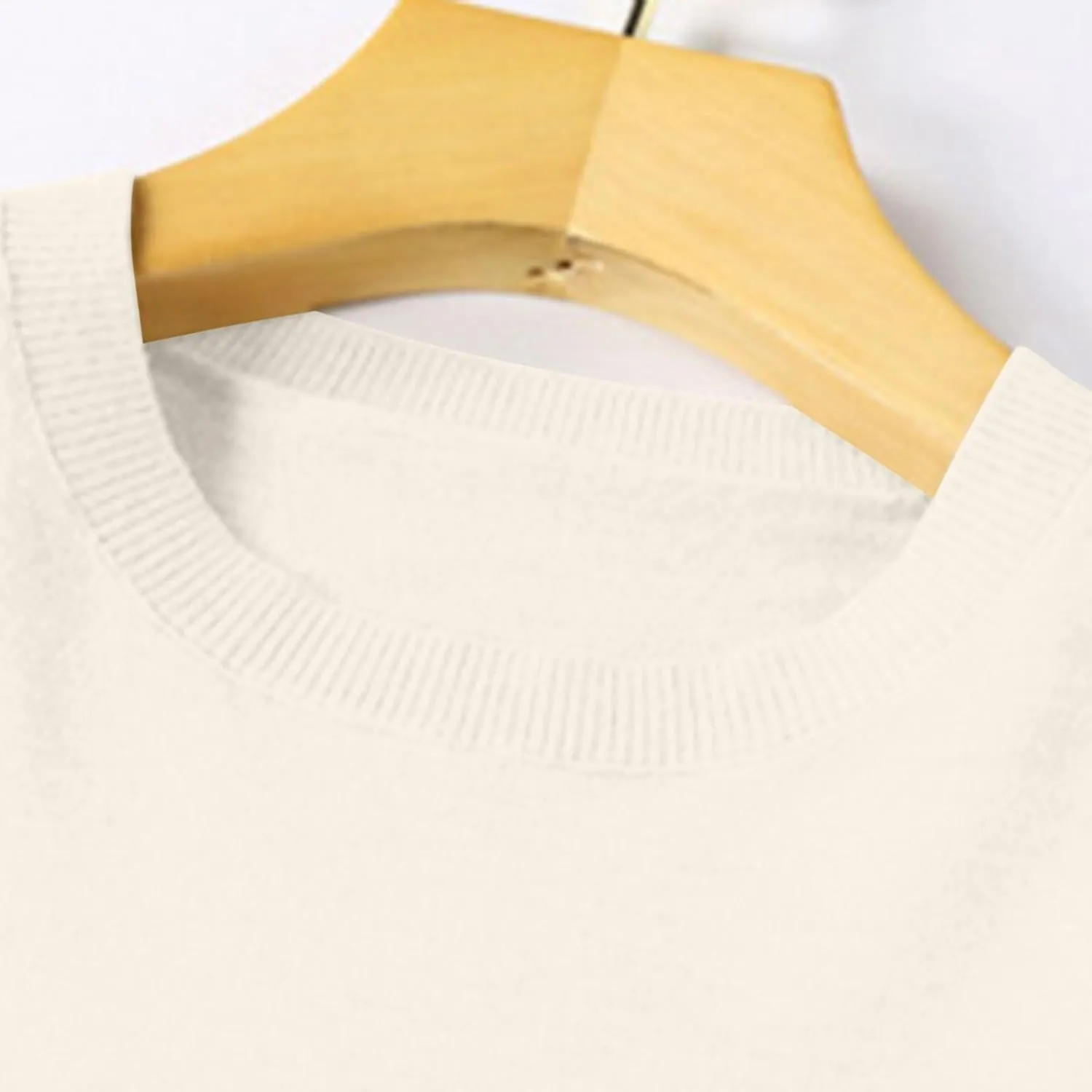 Cashmere Sweaters for Women Long Sleeve Crew Neck Loose Pullover Tops Warm Cozy Lightweight Wool Knit Sweater