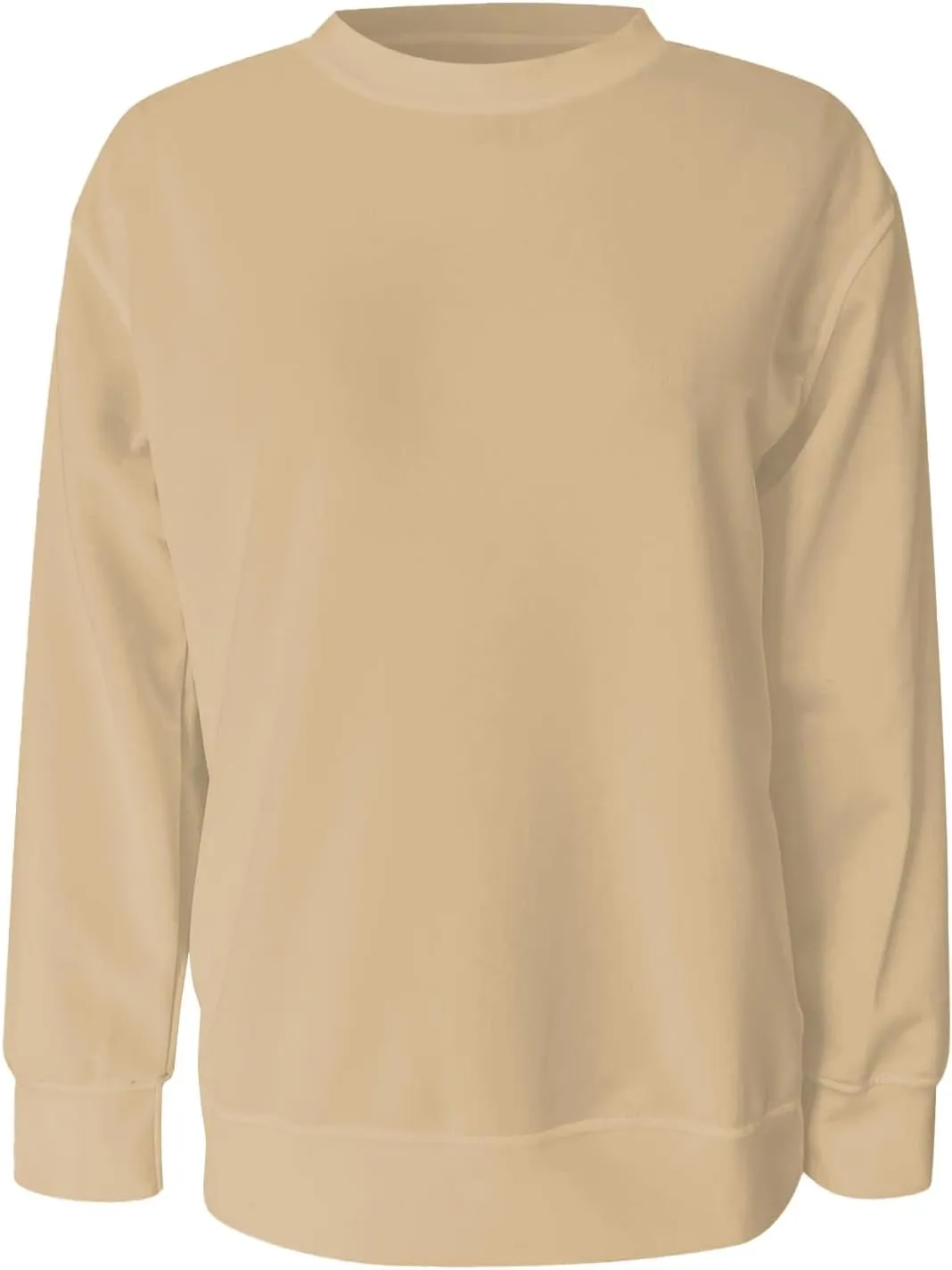 Cute Fall Sweatshirts For Women Crew Neck Lightweight Pullover Gradient Color Oversized Sweatshirt Trendy Sweaters