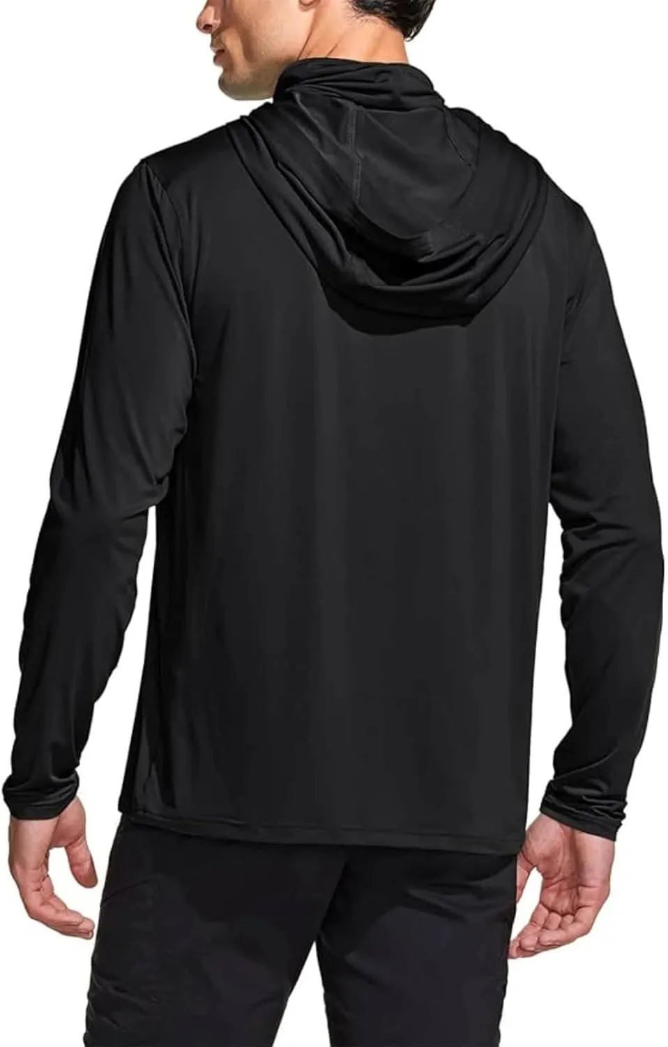 Fishing Shirt for Men UPF 50  UV Sun Shirts Outdoor Fishing Hoodie with Gaiter Long Sleeve Hiking Shirts Rash Guards