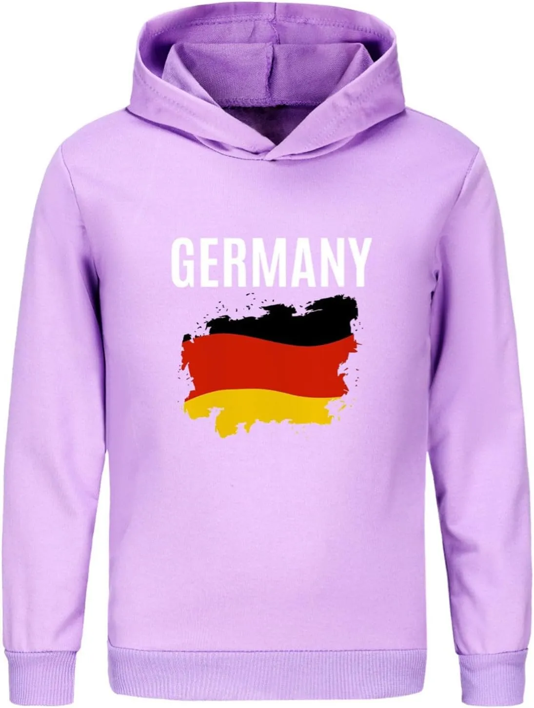 German Boys Girls Hoodies Long Sleeve Germany Flag Pullover Sweatshirt Kids Basic Athletic Top Blouse Letter Tops