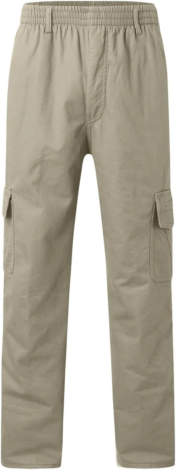 GIERIDUC Men Outdoor Cargo Pant Best Travel Pants for Long Flights Men's Mens Long Underwear Pants Mens Khaki Pants Outdoor