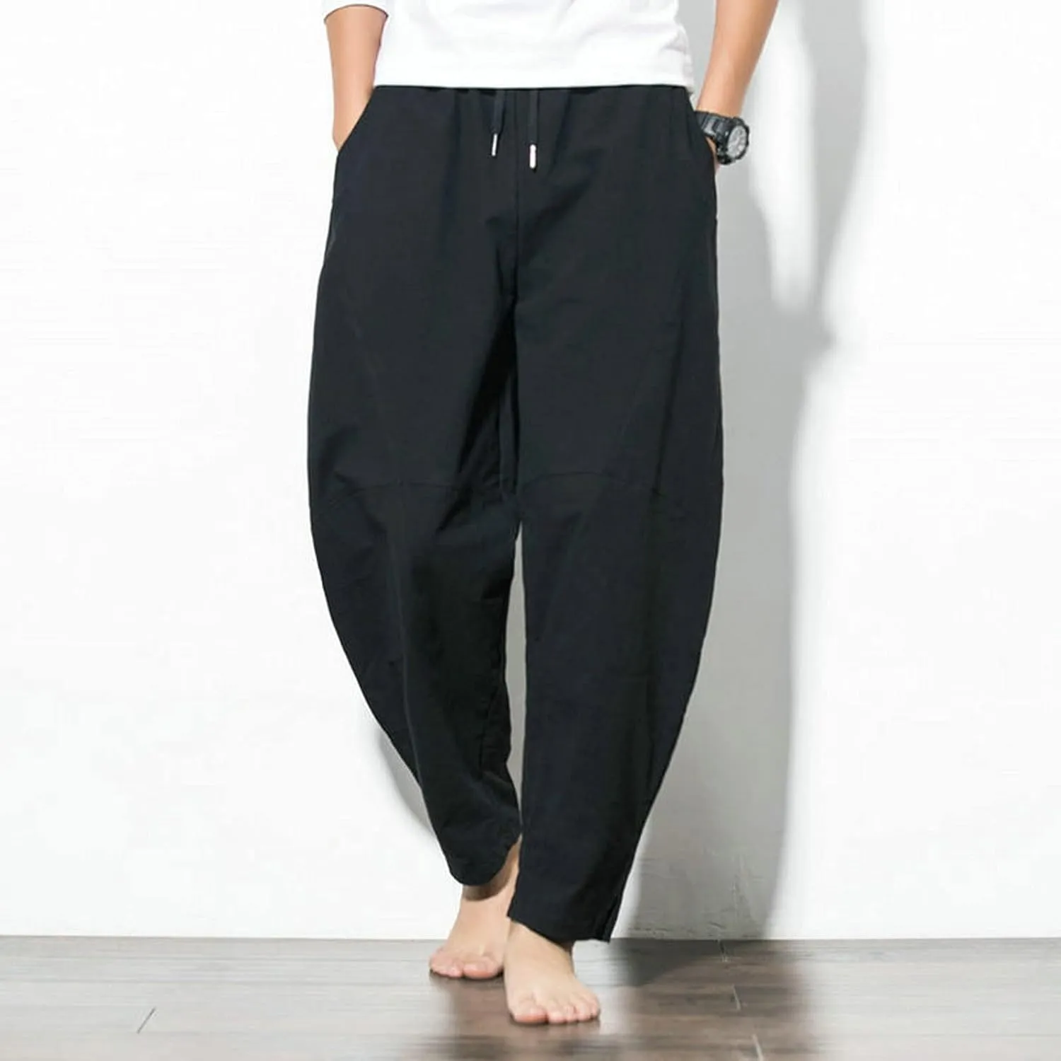 GIERIDUC Men’s Active Athletic Sweatpants Straight Fit Chinos Pants Men Mens Slim Fit Corduroy Jeans Best Mens Cord Trousers
