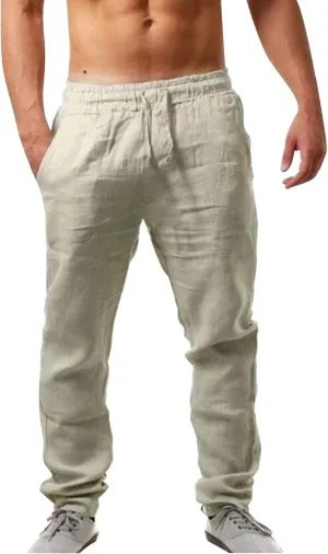 GIERIDUC Men's Jogger Sweatpants Lightweight Mens Dress Pants Big and Tall Tactical Equipment for Men Straight Trousers Pant