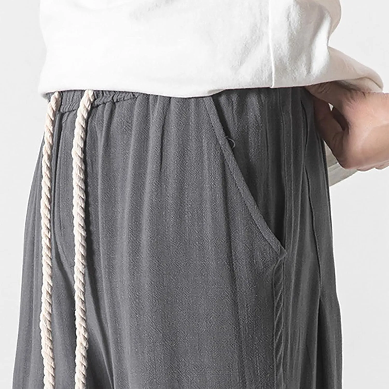 GIERIDUC Men's Pleated Front Dress Pants Mens Big and Tall Thermal Pants Mens Cotton Exercise Pants Mens Cotton Jersey Pants