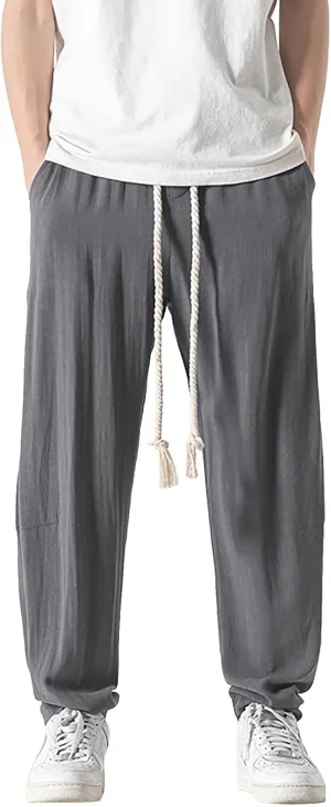 GIERIDUC Men's Pleated Front Dress Pants Mens Big and Tall Thermal Pants Mens Cotton Exercise Pants Mens Cotton Jersey Pants