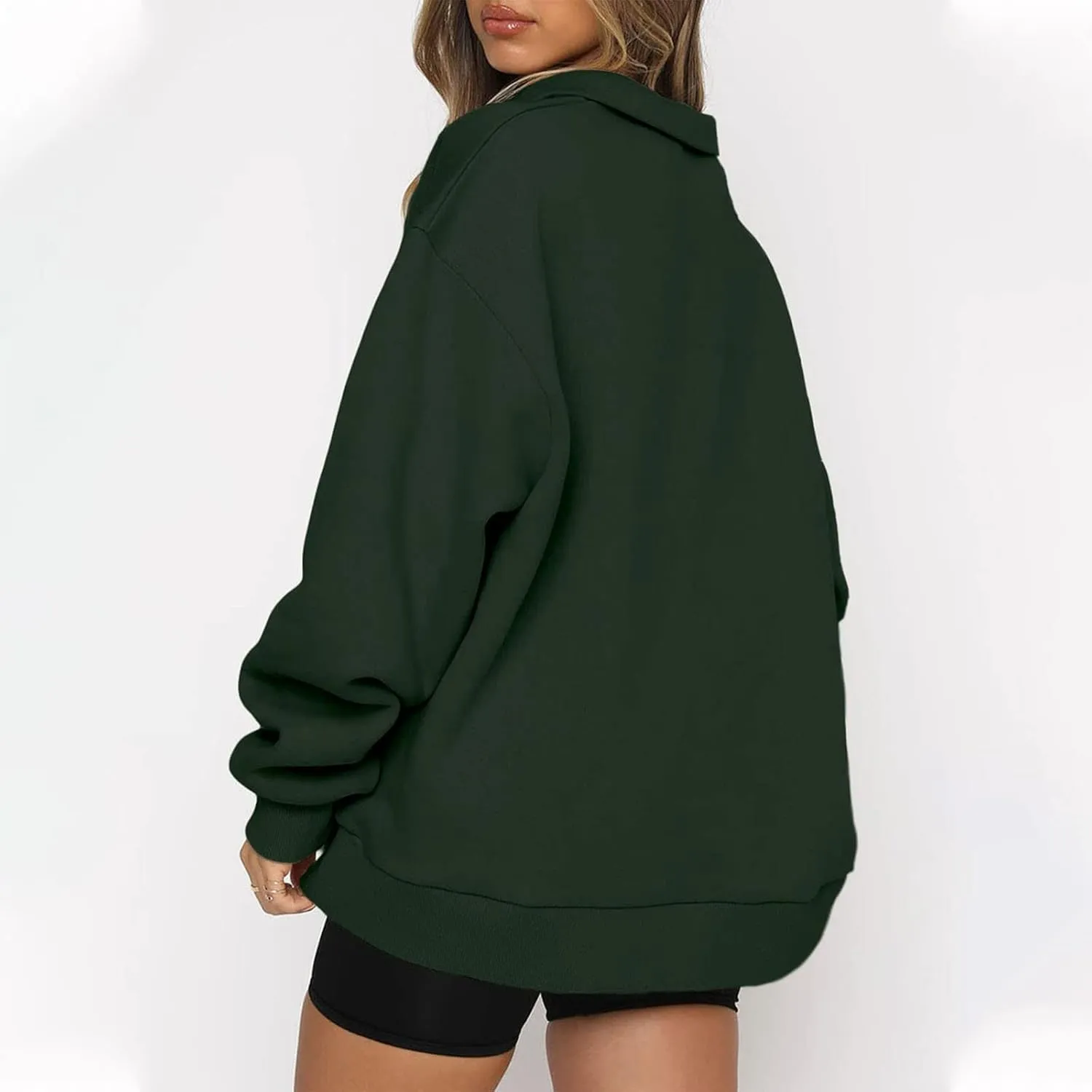 GOFULY 1/4 Zip Sweatshirt Women Fall Pink Graphic Sweatshirts Trendy Preppy Long Sleeve Pullover Winter Lightweight Clothes