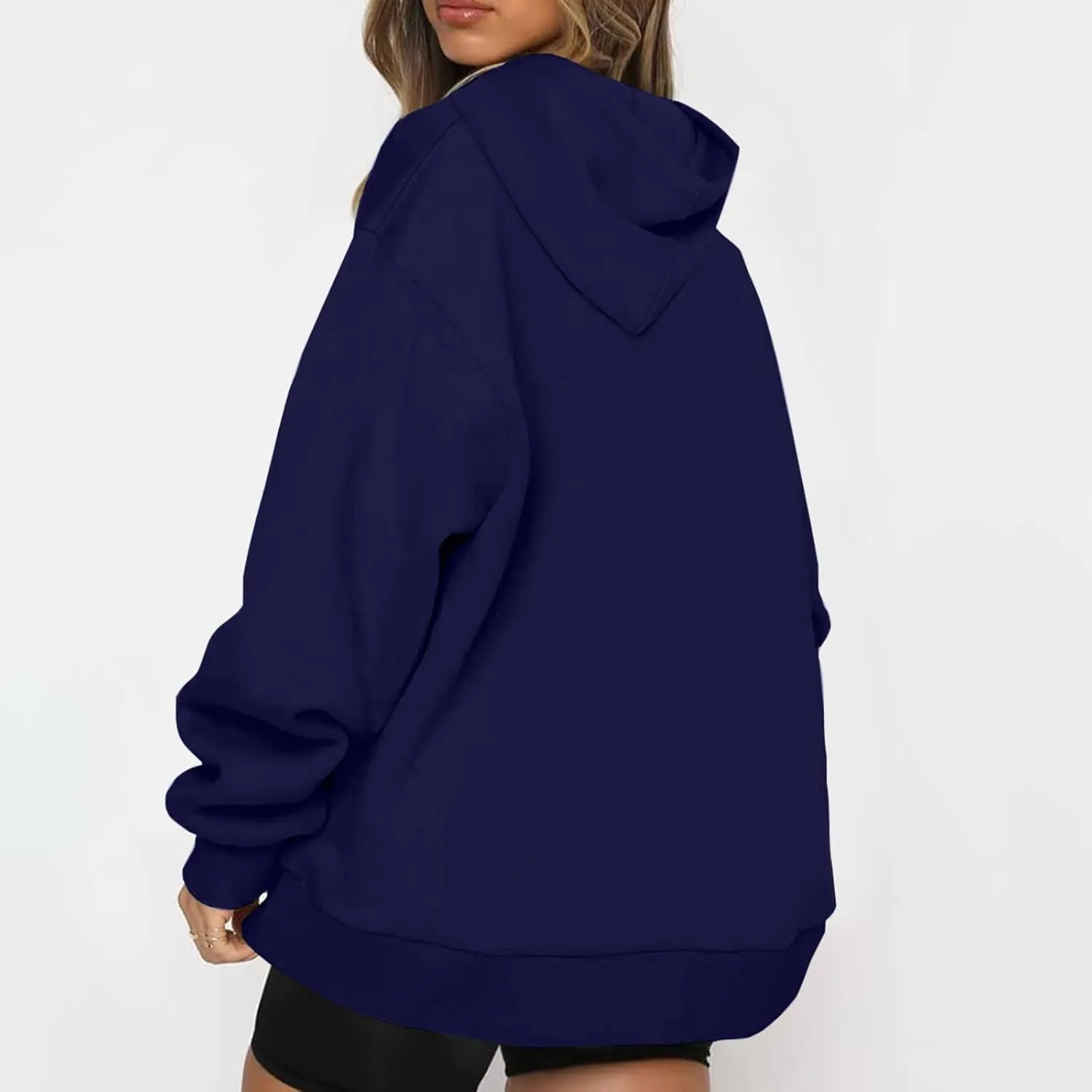 GOFULY 1/4 Zip Sweatshirt Women Lightweight Fall Solid Oversized Sweatshirts Y2K Long Sleeve Pullover Winter Cute Pullover