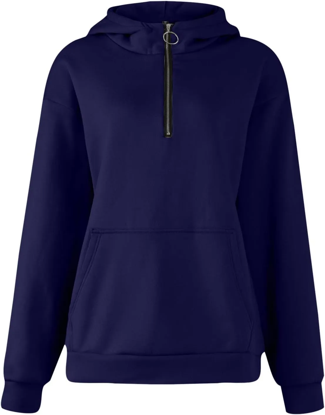 GOFULY 1/4 Zip Sweatshirt Women Lightweight Fall Solid Oversized Sweatshirts Y2K Long Sleeve Pullover Winter Cute Pullover