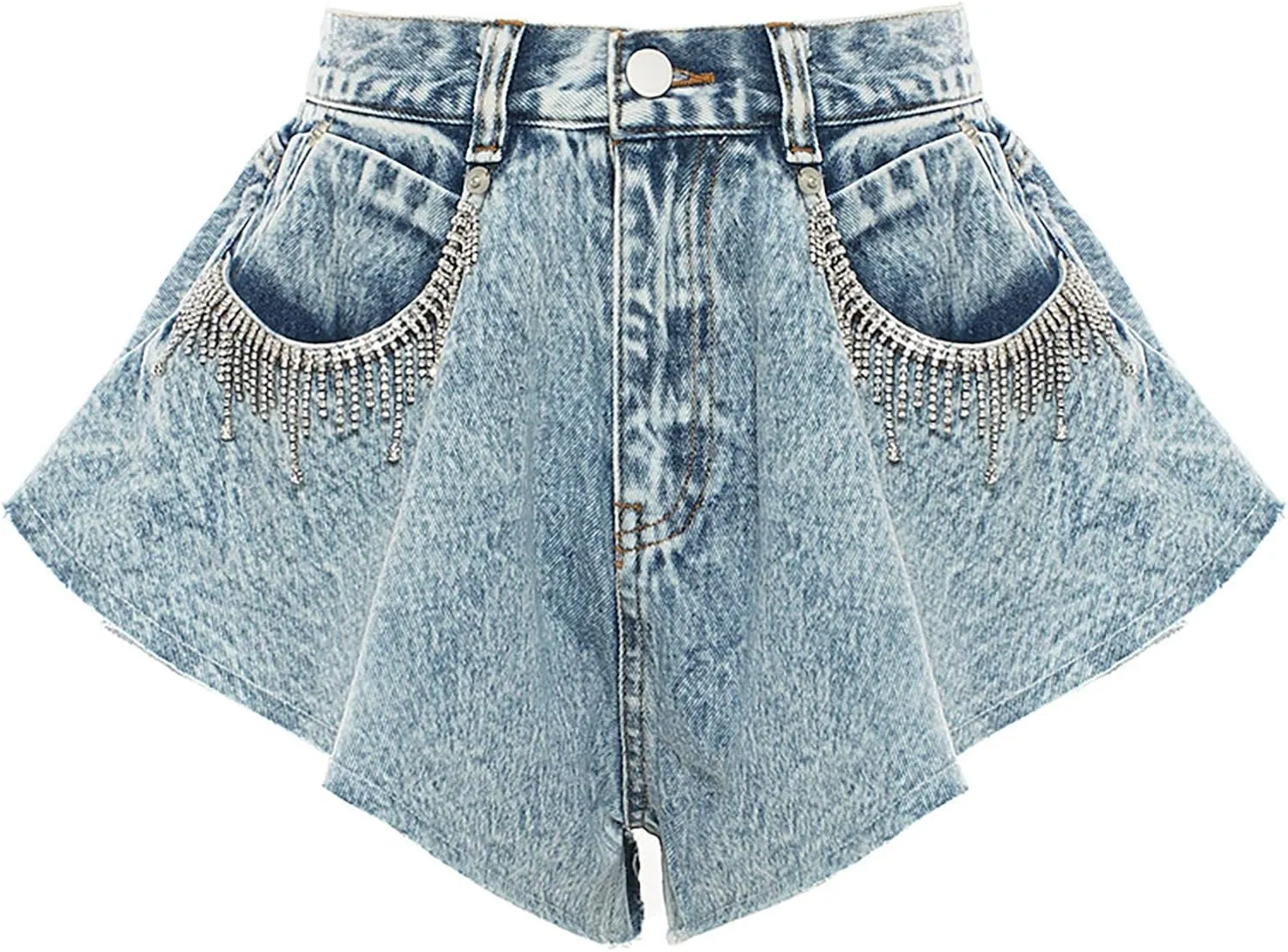 Jeans Shorts Women High Waist Oversizeded Denim Shorts Wide Leg Cowboy Shorts Sexy Springy Streetwear Jeans Shorts