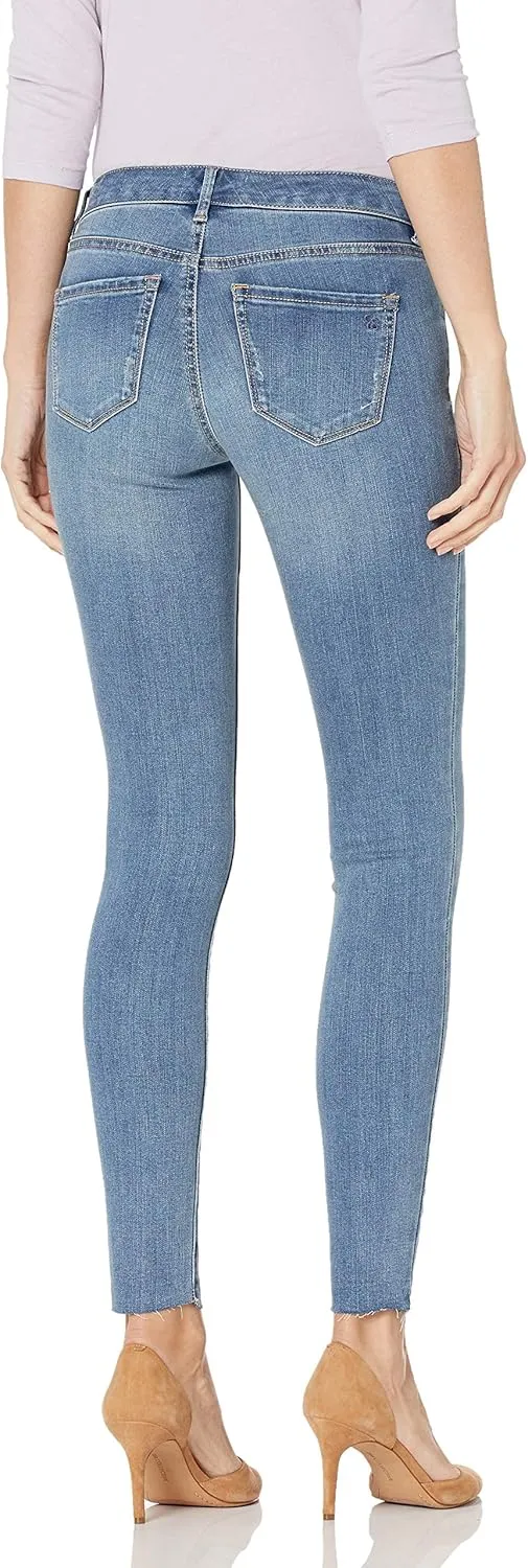 Jessica Simpson Womens Kiss Me Denim Mid Rise Jeans