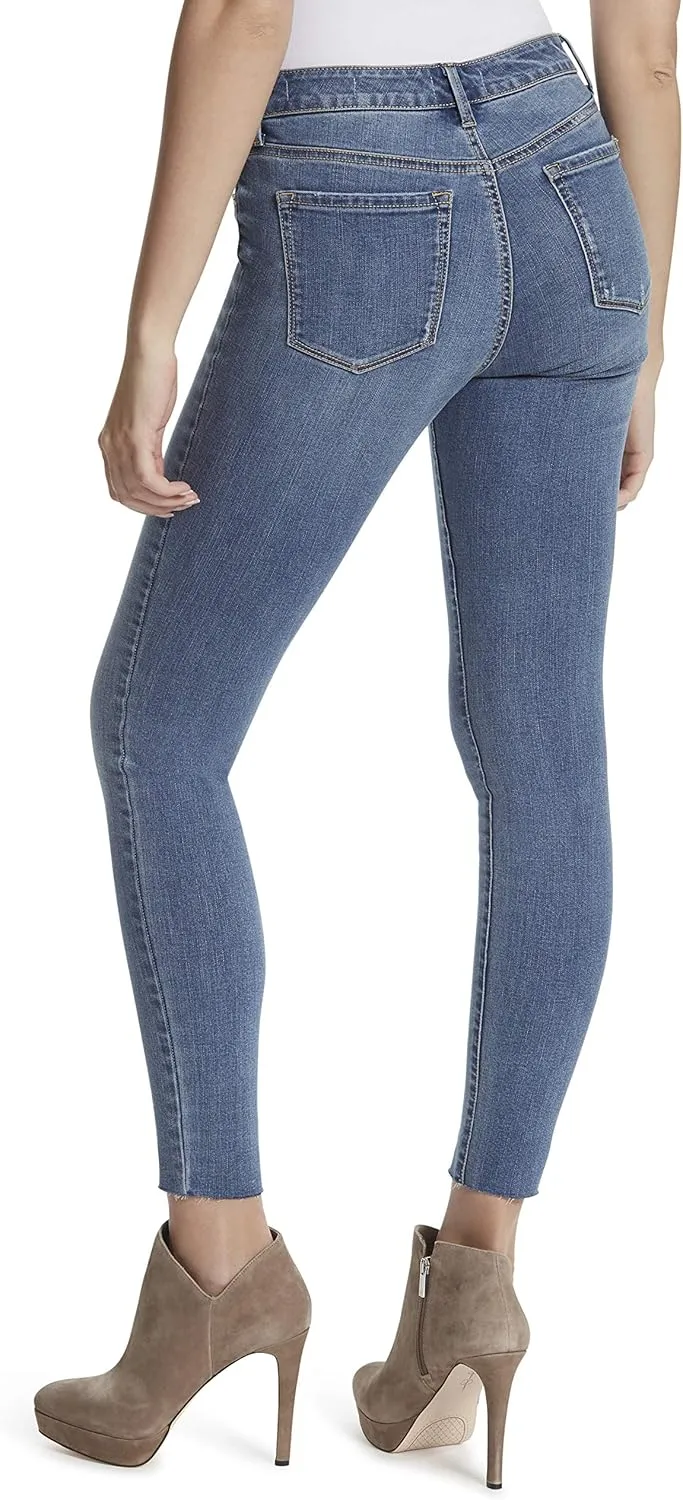 Jessica Simpson Womens Kiss Me Denim Mid Rise Jeans