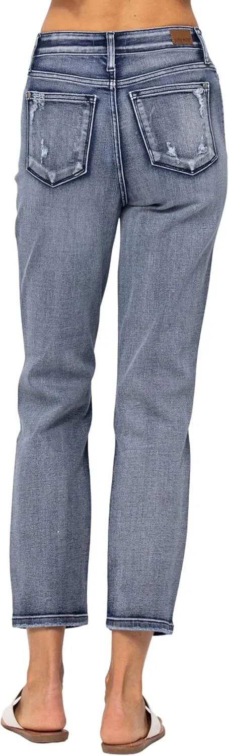 Judy Blue High Rise Destroyed Boyfriend Jeans (JB-82284)