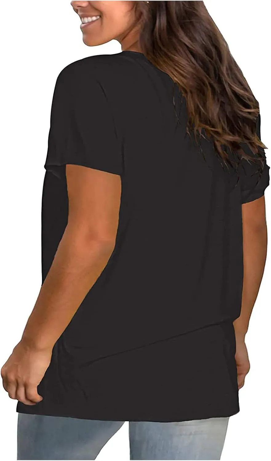 Lastesso Womens Tshirts Basic Solid Oversized Pullovers Casual Crewneck Short Sleeve Summer Tees Shirt Soft Homewewar