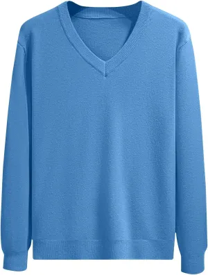 Men Long Sleeve Sweaters Fashion V Neck Waffle Knit Sweater Tops Fall 2024 Outfits Loose Jumper Pullover
