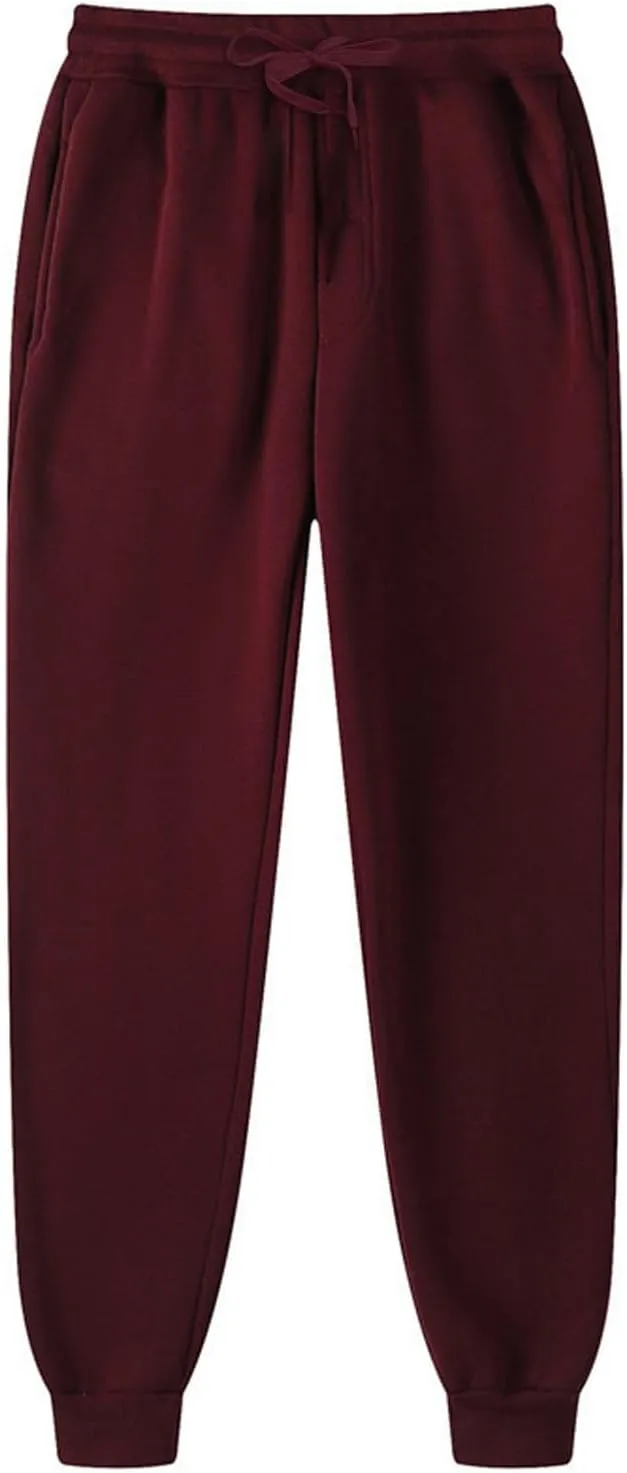 Mens Cargo Pants 2023 Casual Drawstring Joggers with Pocket Solid Color Work Sweatpant Outdoor Adjustable Pants