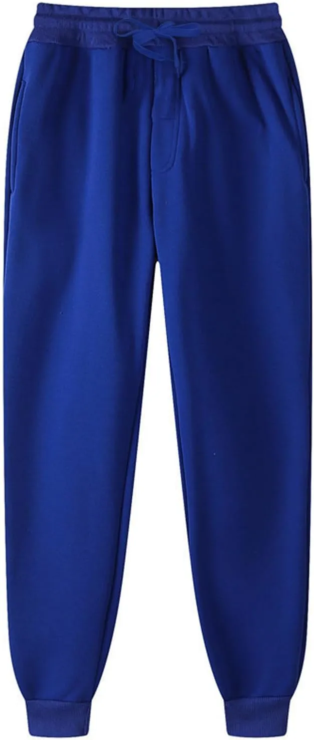 Mens Cargo Pants 2023 Casual Drawstring Joggers with Pocket Solid Color Work Sweatpant Outdoor Adjustable Pants