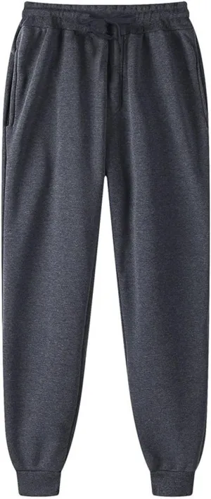 Mens Cargo Pants 2023 Casual Drawstring Joggers with Pocket Solid Color Work Sweatpant Outdoor Adjustable Pants