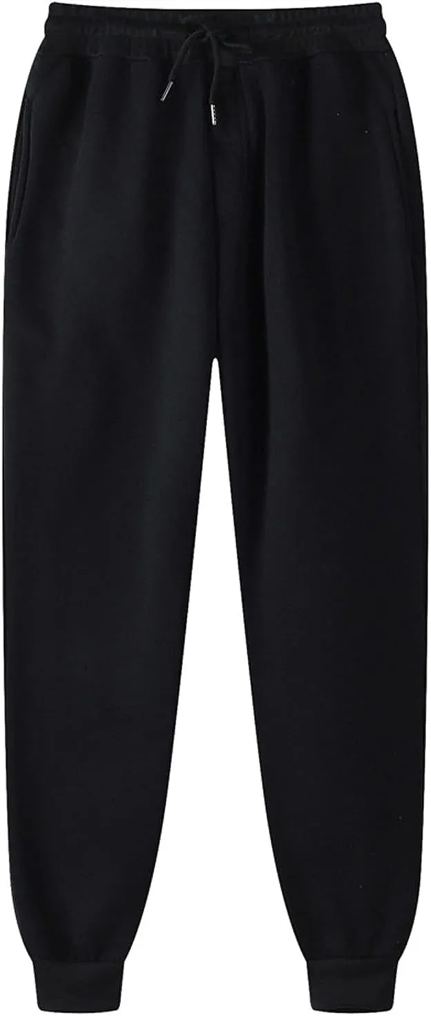 Mens Cargo Pants 2023 Casual Drawstring Joggers with Pocket Solid Color Work Sweatpant Outdoor Adjustable Pants