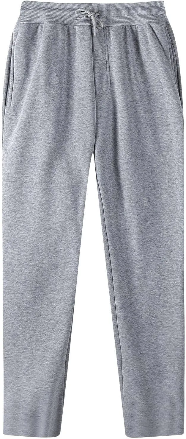 Mens Cargo Pants Casual Elastic Joggers Athletic Pants Straight Sweatpants Athletic Lounge Trousers with Pockets