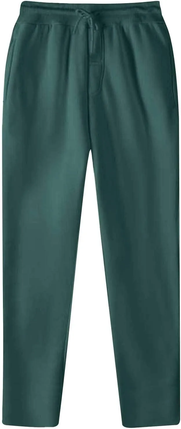 Mens Cargo Pants Casual Elastic Joggers Athletic Pants Straight Sweatpants Athletic Lounge Trousers with Pockets