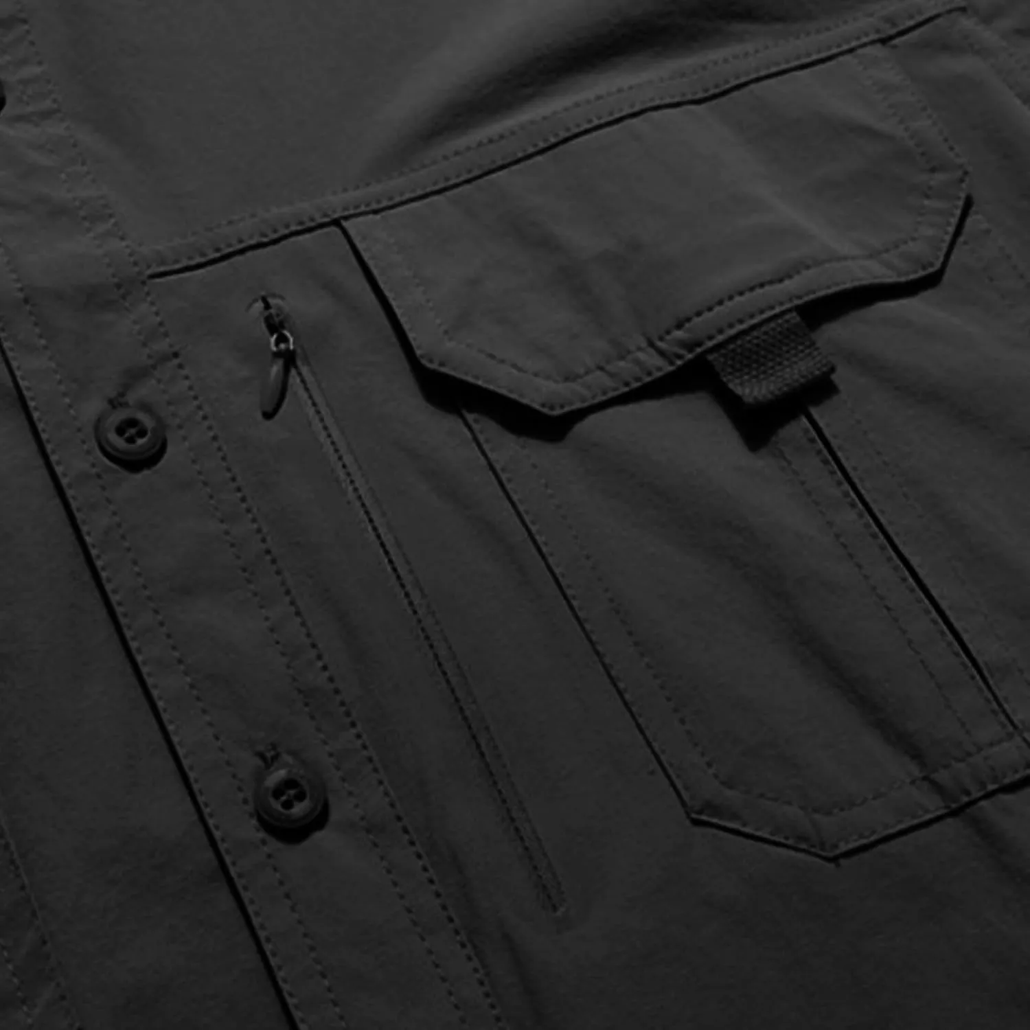 Mens Military Tactical Uniform Shirts Ripstop Lightweight Breathable Loose Fit Work Shirt Button Hiking Fishing Shirt