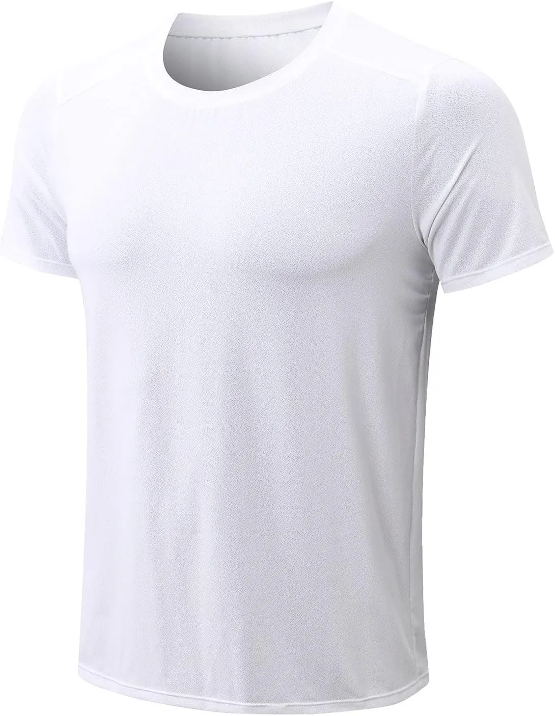 Men's Quick Dry Workout Gym Short Sleeve T Shirt Moisture Wicking Active Athletic Performance Running Tees Shirts