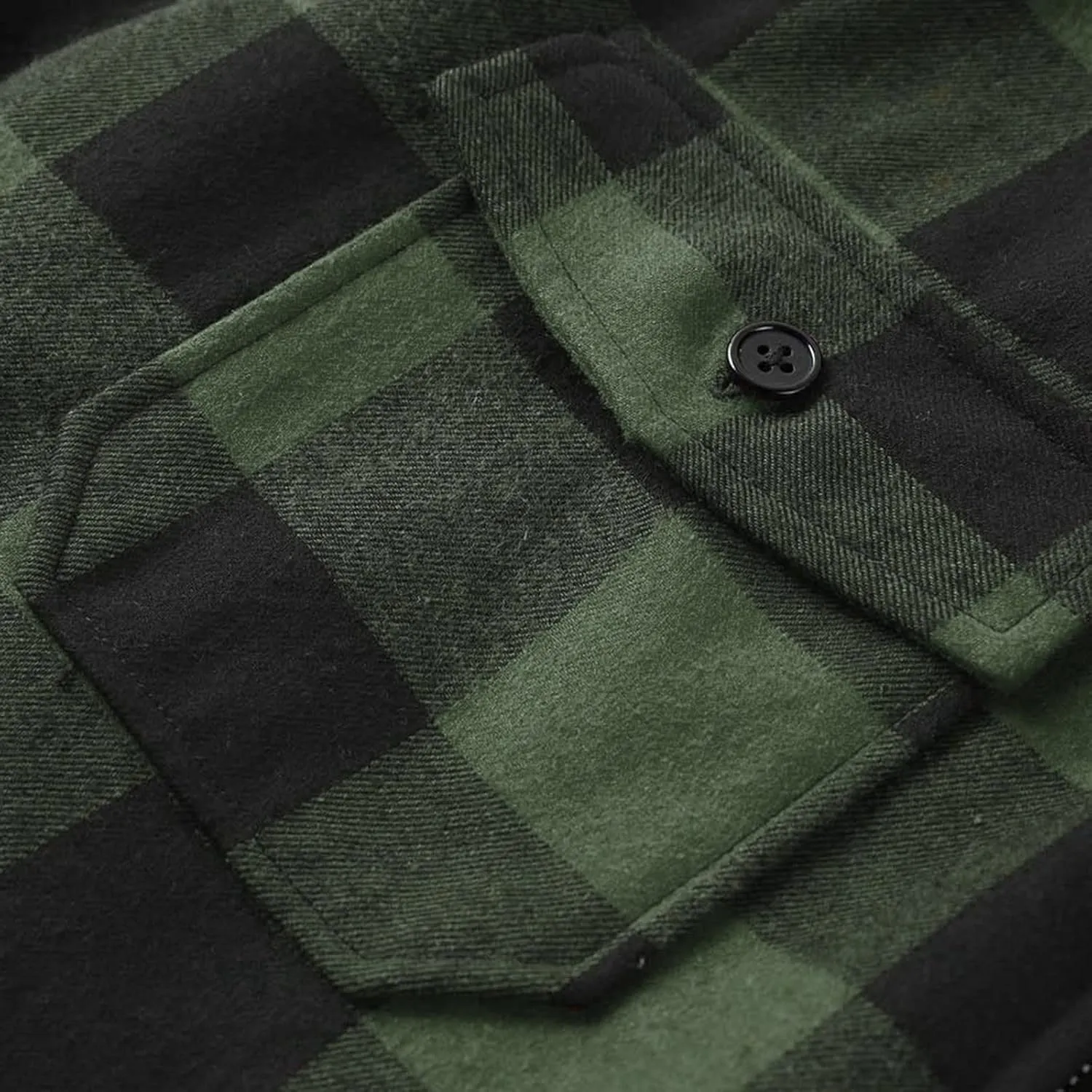 Mens Quilted Lined Shirt Jacket Big and Tall Zip Up Plaid Coat Fuzzy Polar Fleece Tops Thermal Lined Warm Coated Jackets