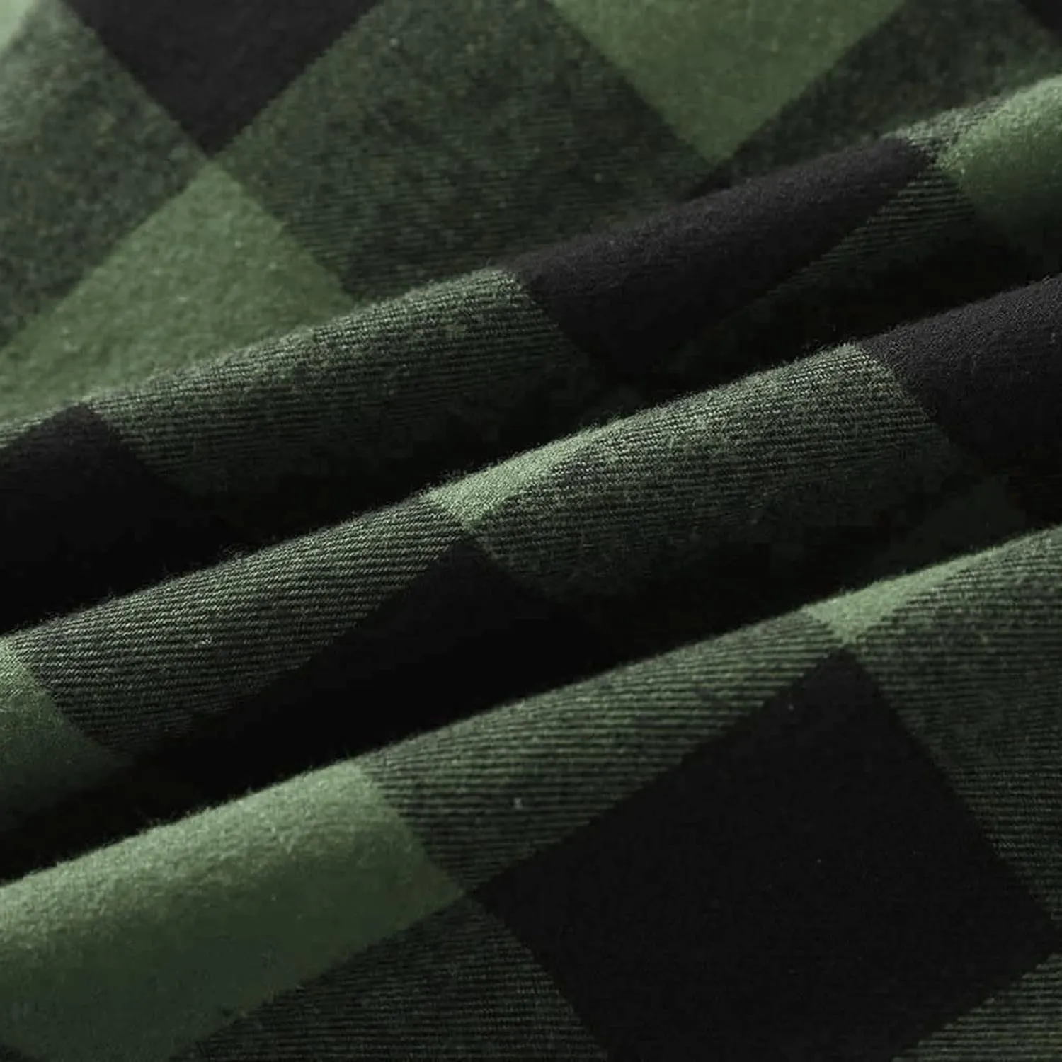 Mens Quilted Lined Shirt Jacket Big and Tall Zip Up Plaid Coat Fuzzy Polar Fleece Tops Thermal Lined Warm Coated Jackets