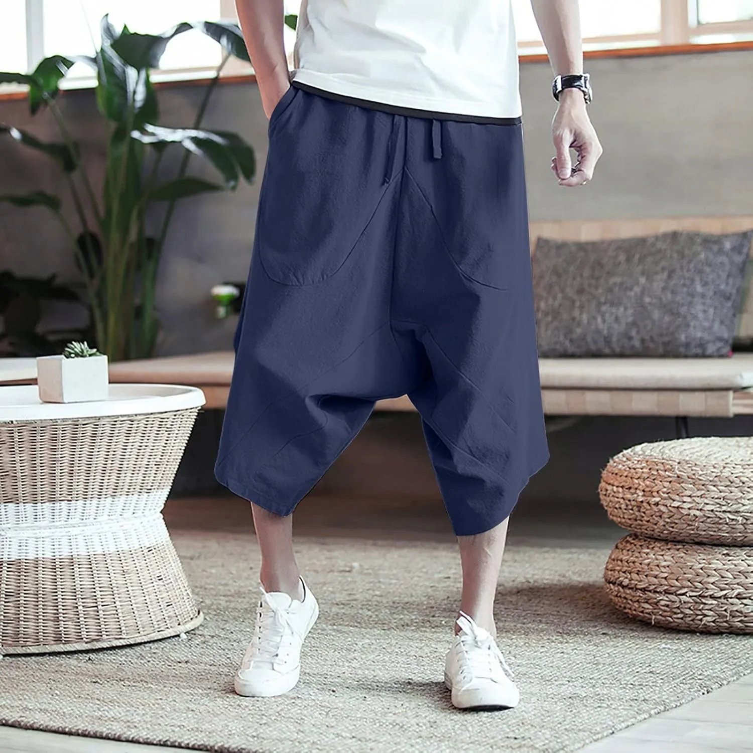 Mens Sweatpants with Pockets Big and Tall Workout Running Tapered Athletic Casual Pants Men's Sweatpants Joggers Modal