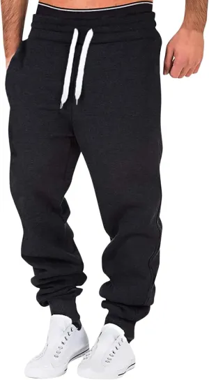 Mens Workout Cargo Sweatpants Sweatpants for Men with Pockets Mens Casual Joggers Sweatpants Sweatpants for Men Sweat