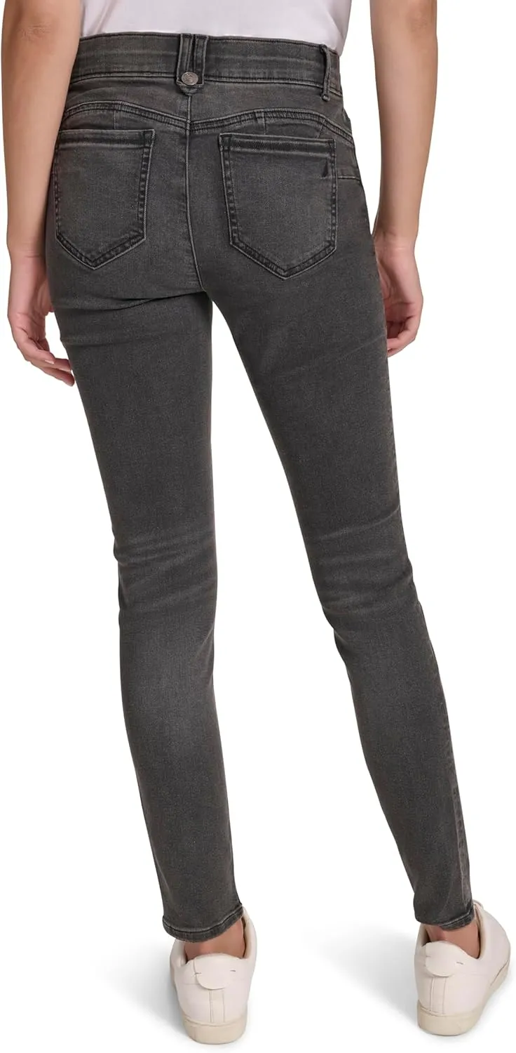 Nautica Women's High Rise Skinny Mid Rise Jeans