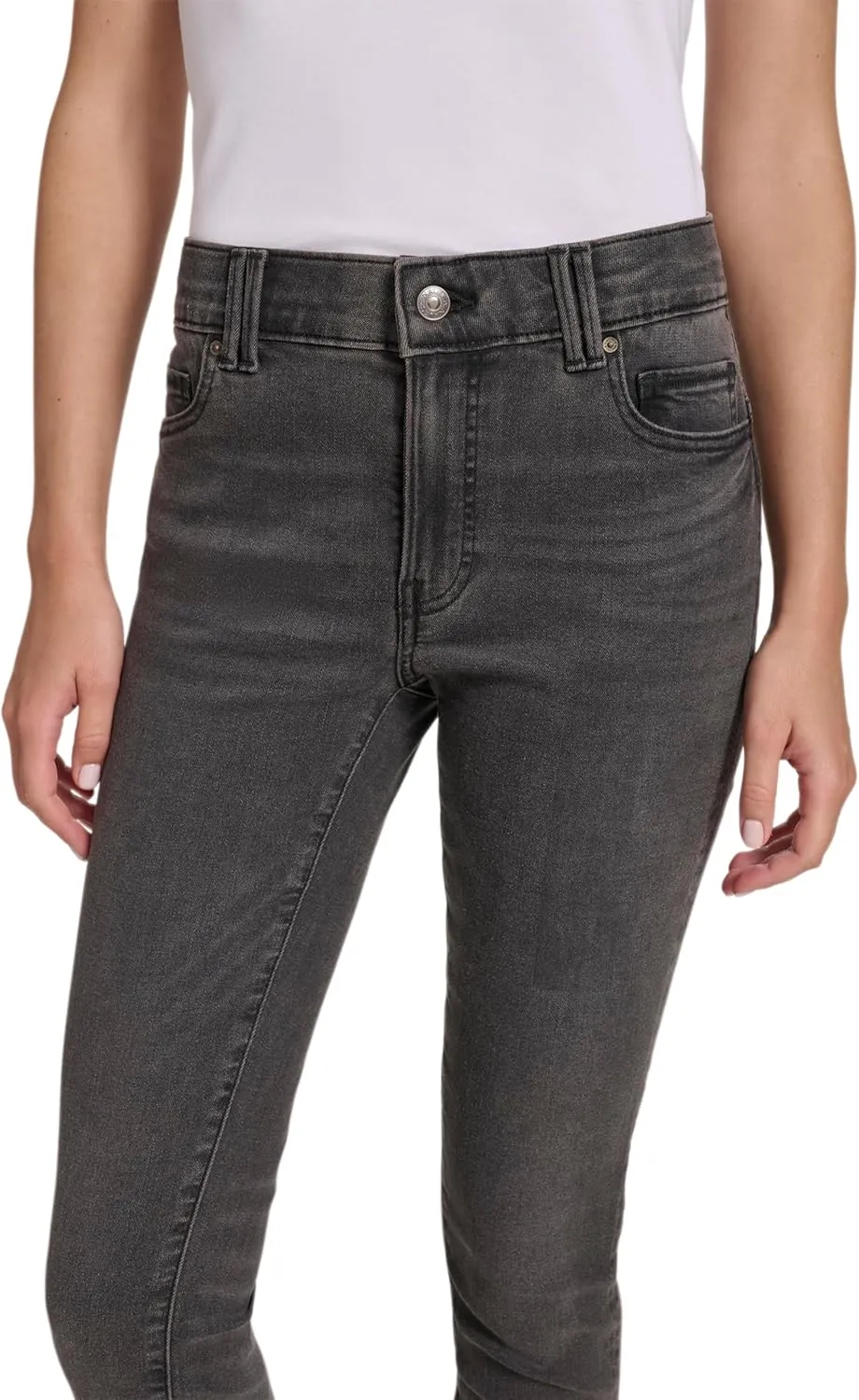 Nautica Women's High Rise Skinny Mid Rise Jeans