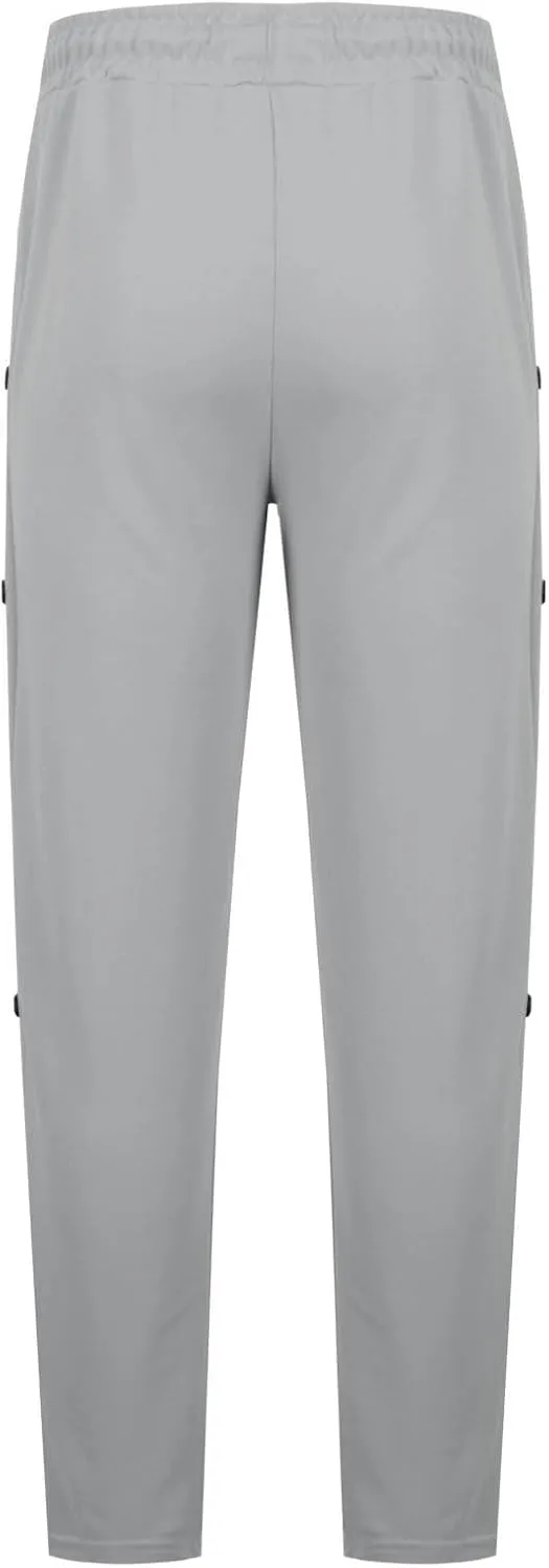 Oversized Pants for Men Side Double Button Sweatpant Soft Loose Fit Straight Leg Trousers Running Track Pants