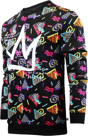 SCREENSHOT CREWNECK 9102 Mens Urban Hip Hop Premium Fleece - Pullover Activewear Street Fashion Crew Neack Sweatshirt