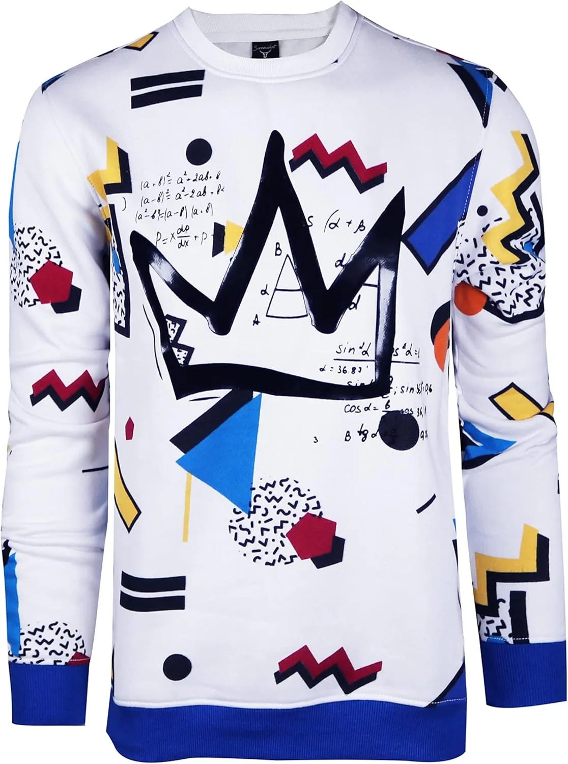 SCREENSHOT CREWNECK 9102 Mens Urban Hip Hop Premium Fleece - Pullover Activewear Street Fashion Crew Neack Sweatshirt