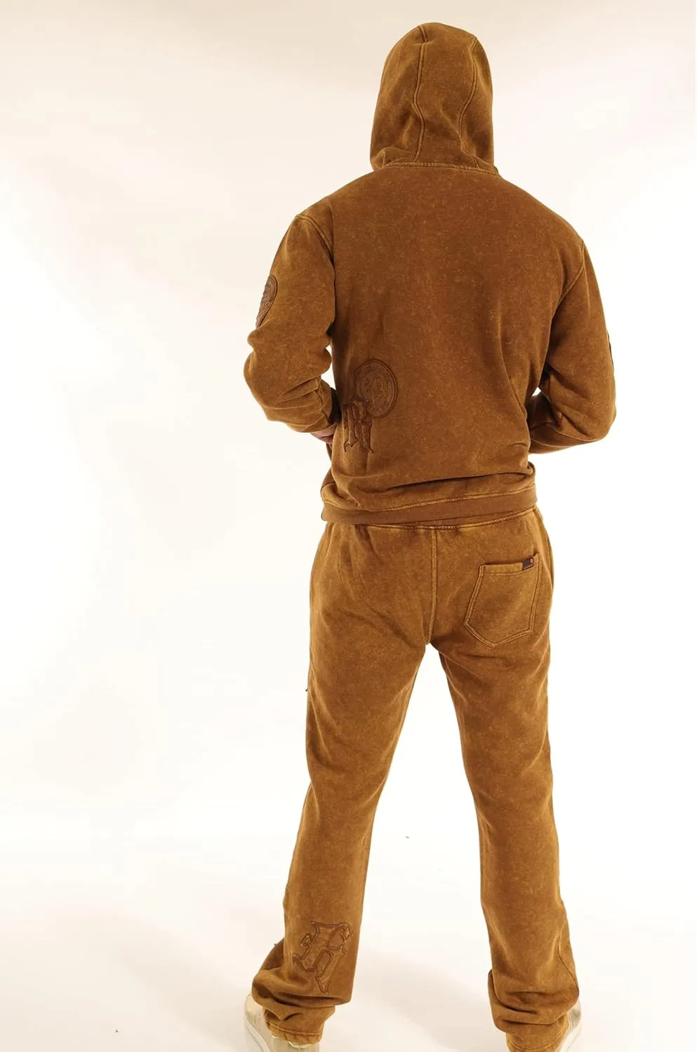 SCREENSHOT-Fleece Pants 4202 Mens Streetwear Urban Fit Fleece Pants - Stacked Fit Fashion Sweatpants Ribbed Wasteband