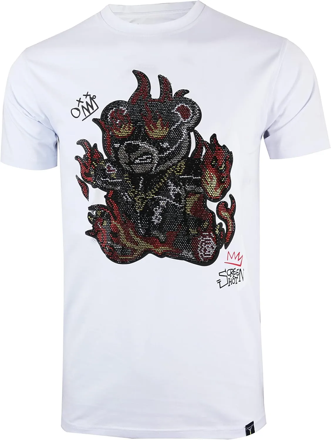 SCREENSHOT Mens Hipster Hip-Hop Premium Technique Designer Tees - Stylish Urban Streetwear Latest NYC Fashion T-Shirts