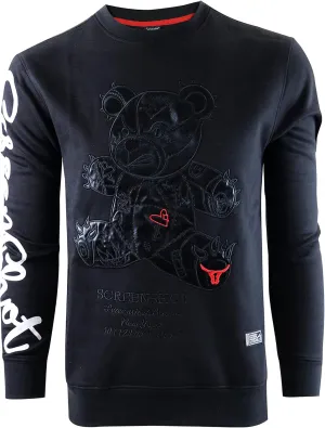 SCREENSHOT Mens Urban NYC Hip Hop Premium Fleece - Pullover Active Streetwear Fashion Crew Neck Sweatshirt