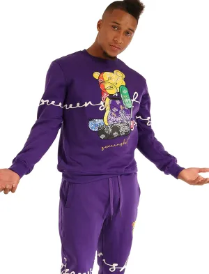SCREENSHOT Mens Urban NYC Hip Hop Premium Fleece - Pullover Active Streetwear Fashion Crew Neck Sweatshirt