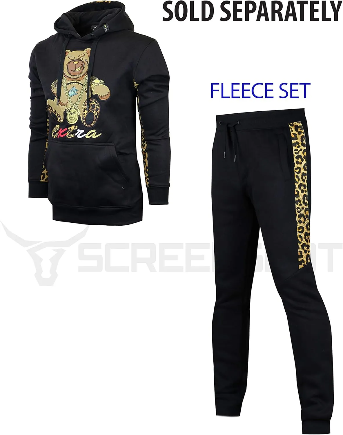 SCREENSHOT Mens Urban Premium Pullover Fleece Hoodie
