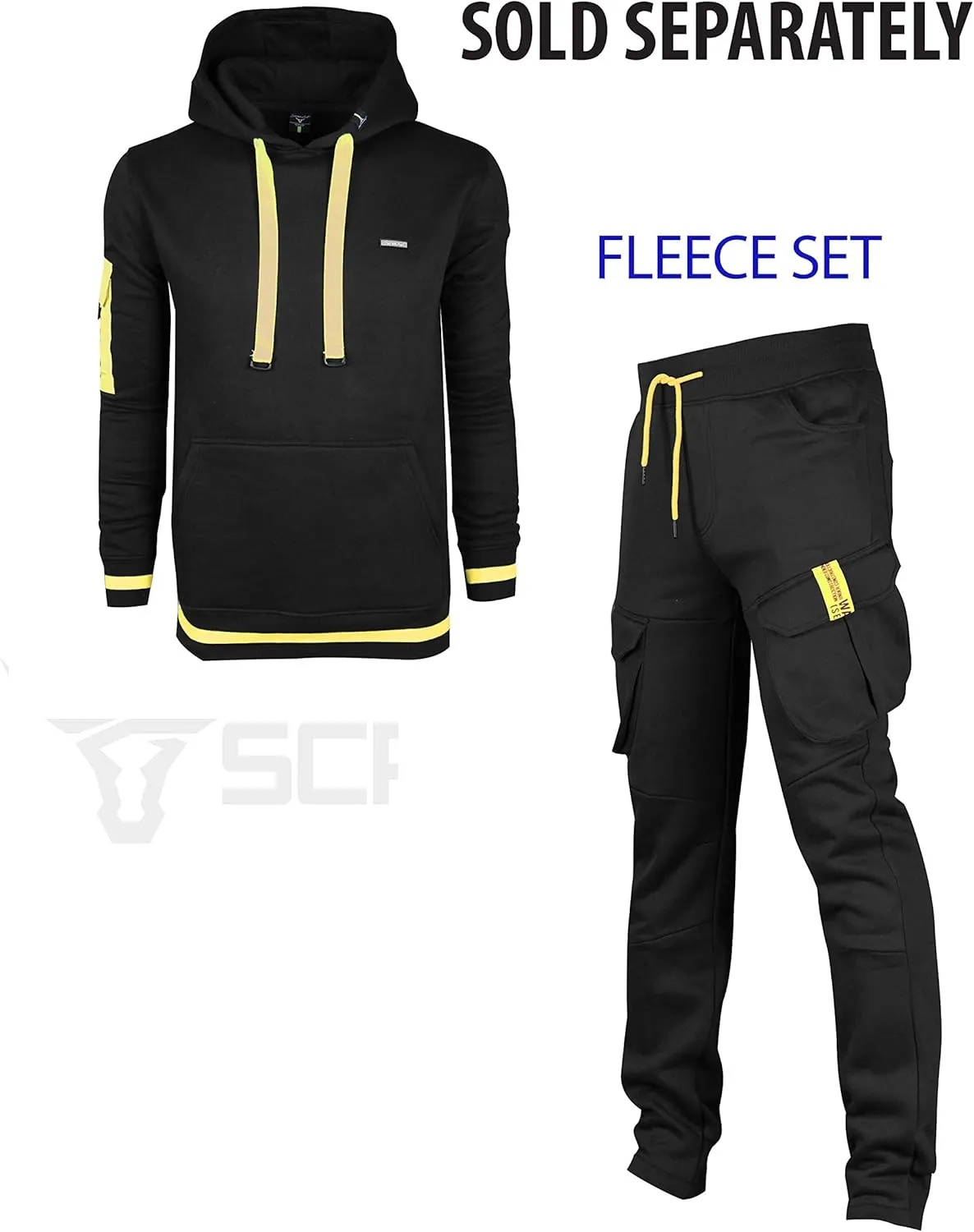 SCREENSHOT Sports Mens Premium TechFleece Fashion Hoodie - Athletic Jogger Fitness Workout Gym Jacket