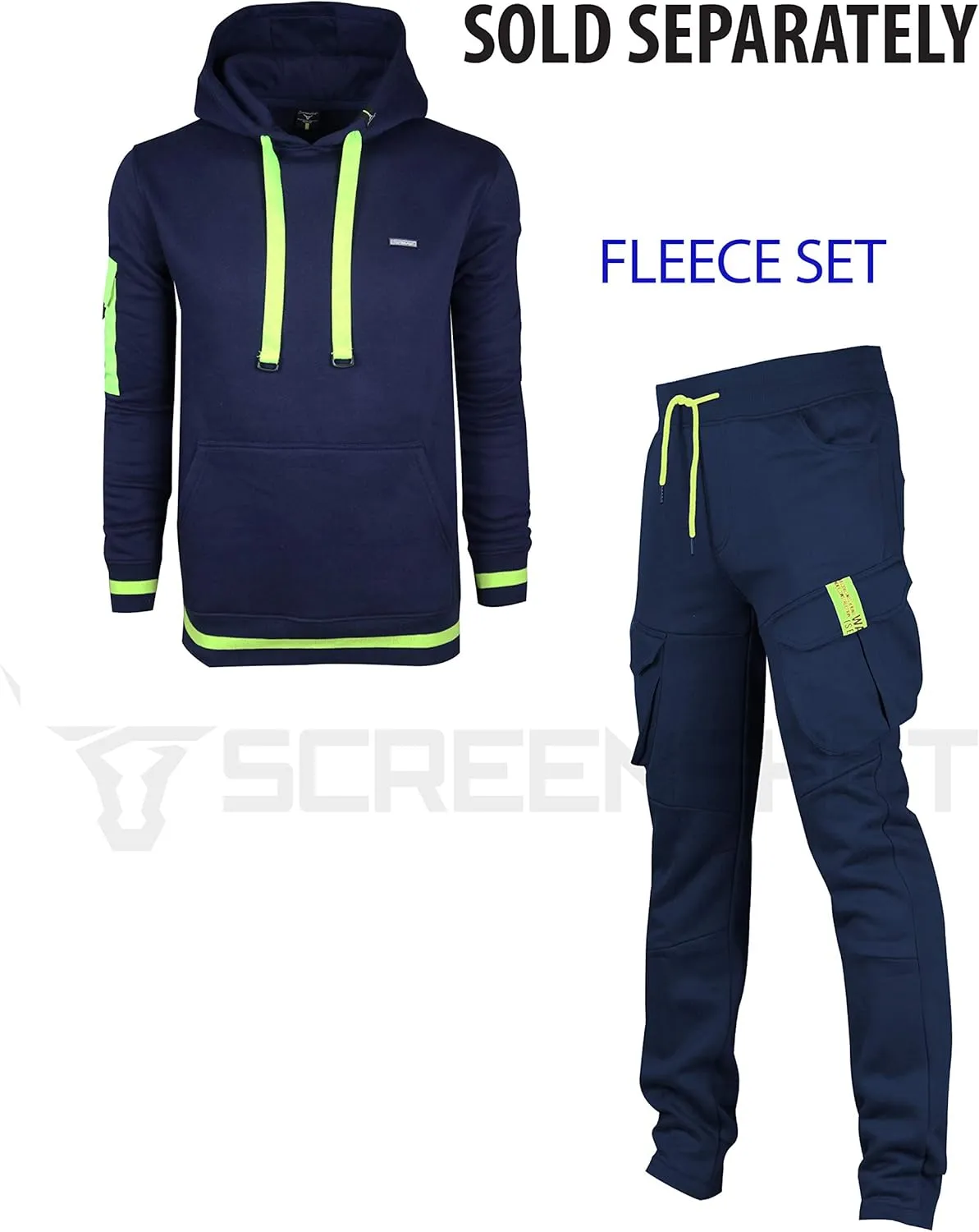 SCREENSHOT Sports Mens Premium TechFleece Fashion Hoodie - Athletic Jogger Fitness Workout Gym Jacket