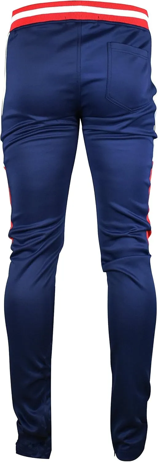 SCREENSHOT-Track Pants Basic Mens Premium Slim Fit Athletic Fitness Fashion Urban Lifestyle Streetwear Bottoms