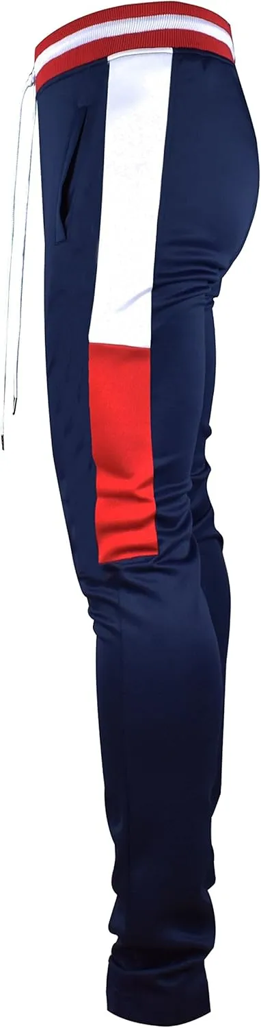 SCREENSHOT-Track Pants Basic Mens Premium Slim Fit Athletic Fitness Fashion Urban Lifestyle Streetwear Bottoms